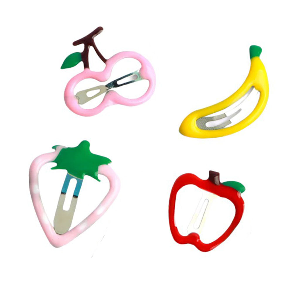 VILZSTUDIOS Y2K-inspired fruit hair clips set