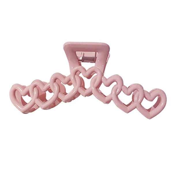 VILZSTUDIOS Stylish Y2K hearts hair claw accessory