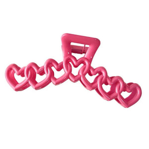 VILZSTUDIOS Stylish Y2K hearts hair claw accessory