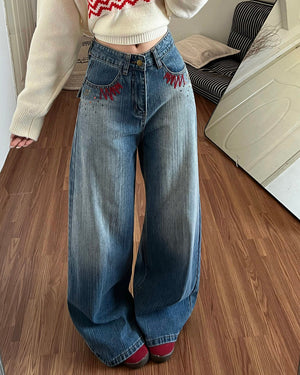 VILZSTUDIOS Baggy distressed jeans from VILZSTUDIOS