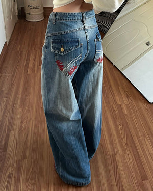 VILZSTUDIOS Baggy distressed jeans from VILZSTUDIOS
