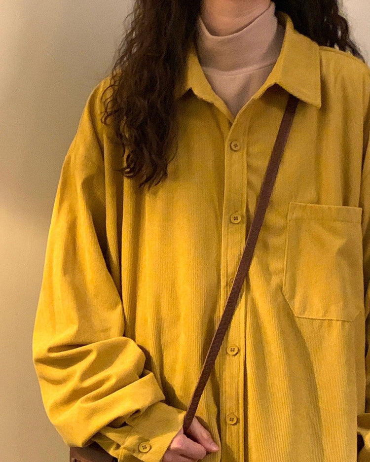 VILZSTUDIOS Corduroy overshirt from VILZSTUDIOS