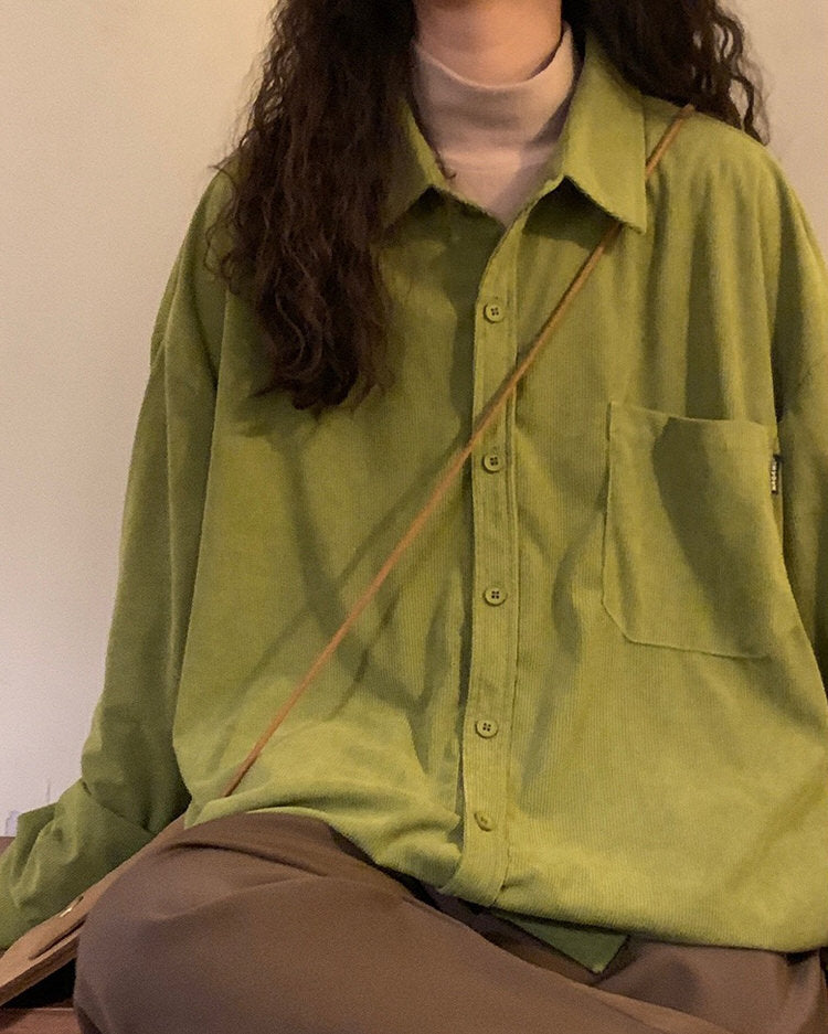 VILZSTUDIOS Corduroy overshirt from VILZSTUDIOS