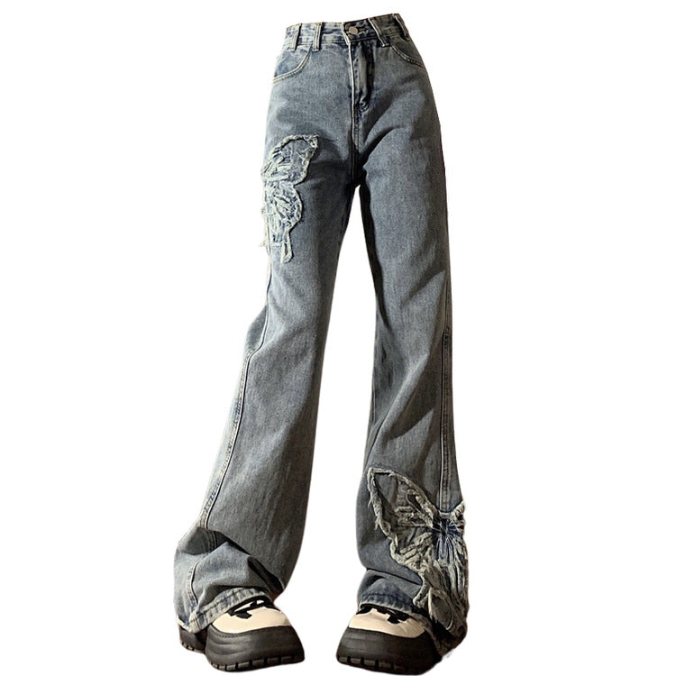 VILZSTUDIOS Y2K inspired flared denim jeans