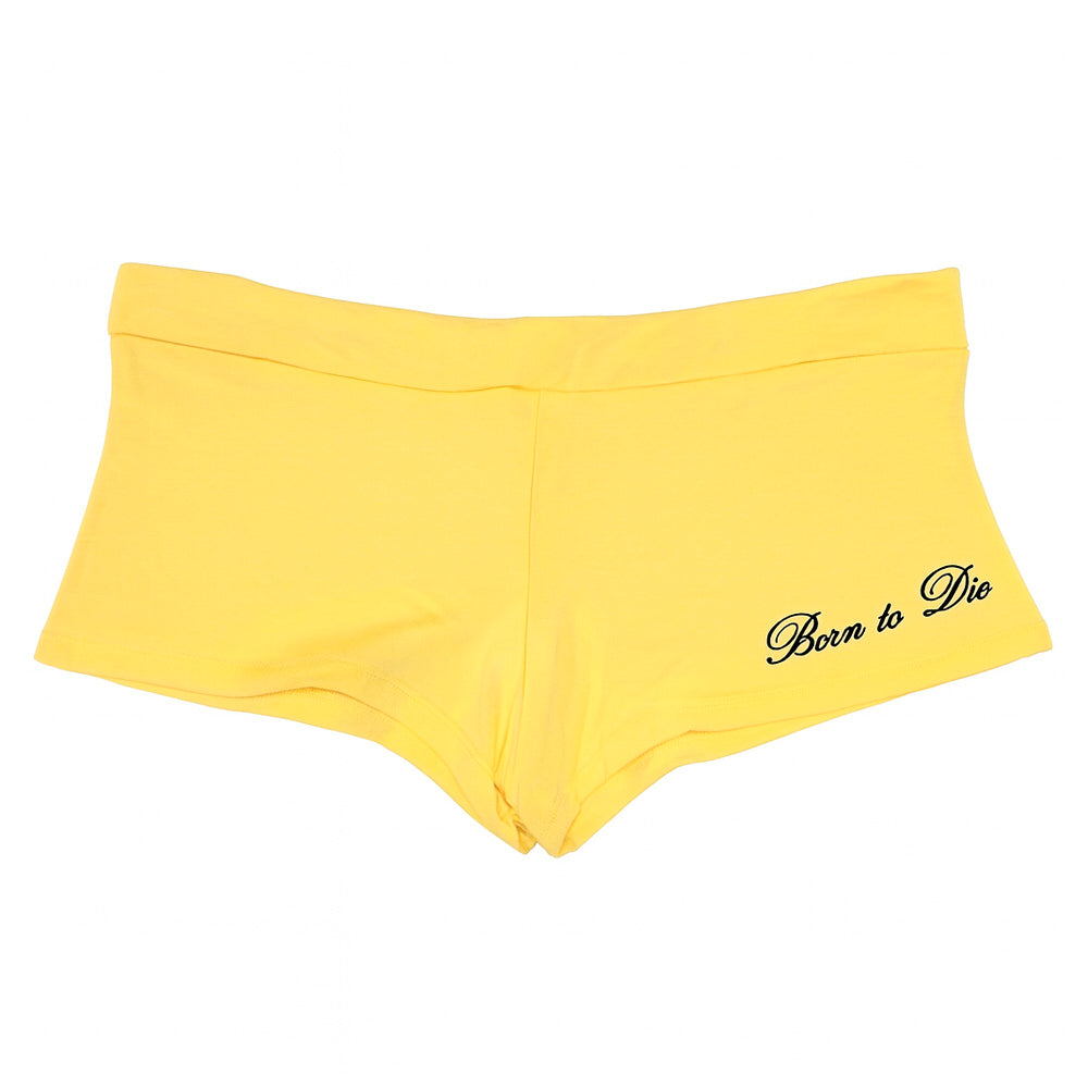 VILZSTUDIOS Y2K graphic micro shorts with bold lettering