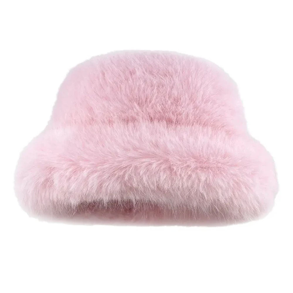 VILZSTUDIOS Stylish plush bucket hat for streetwear fashion