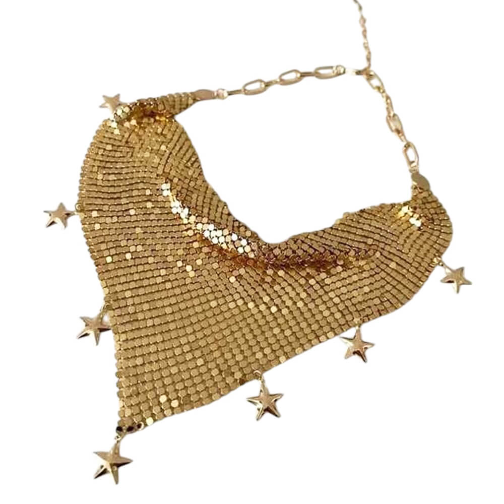 VILZSTUDIOS Stylish bandana with star fringe design