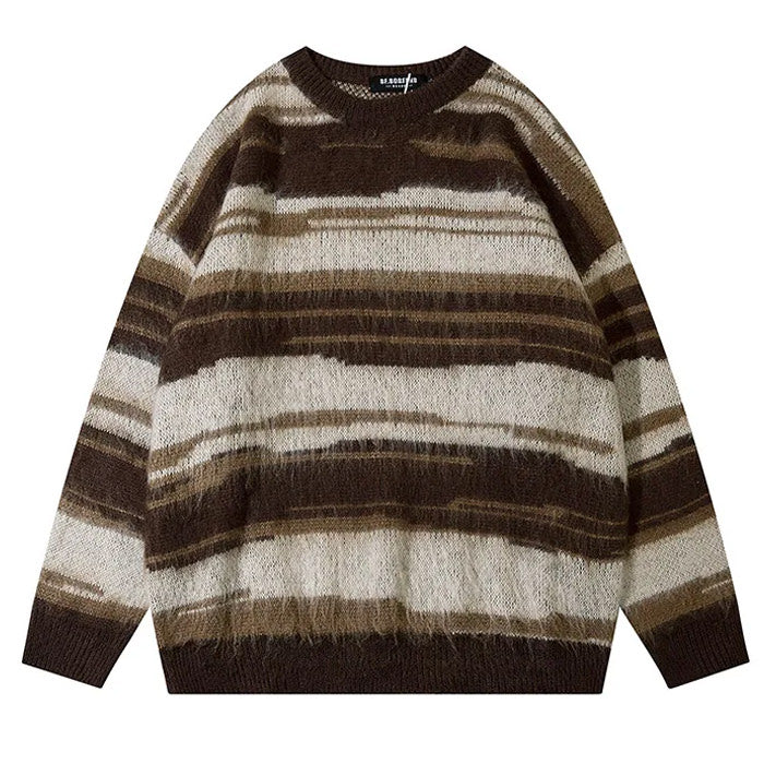 VILZSTUDIOS Striped knit sweater from VILZSTUDIOS