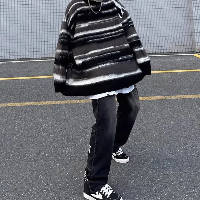 VILZSTUDIOS Striped knit sweater from VILZSTUDIOS