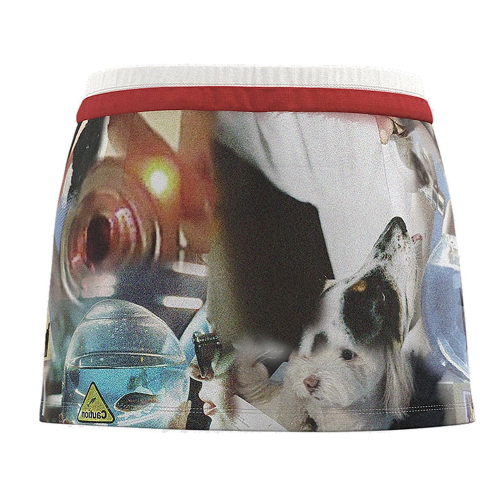 VILZSTUDIOS Y2K kitten graphic mini skirt