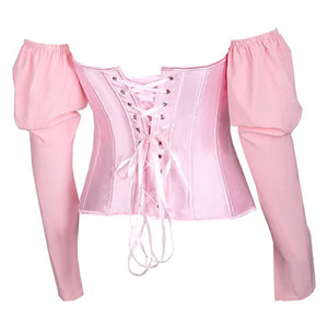 VILZSTUDIOS Y2K long sleeve corset top by VILZSTUDIOS