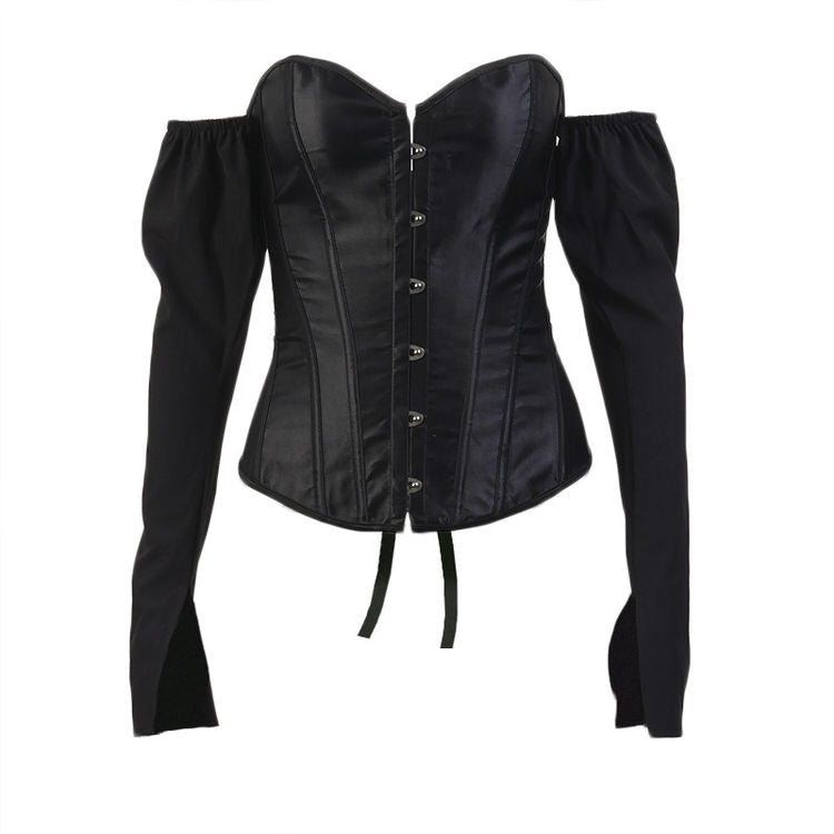 VILZSTUDIOS Y2K long sleeve corset top by VILZSTUDIOS