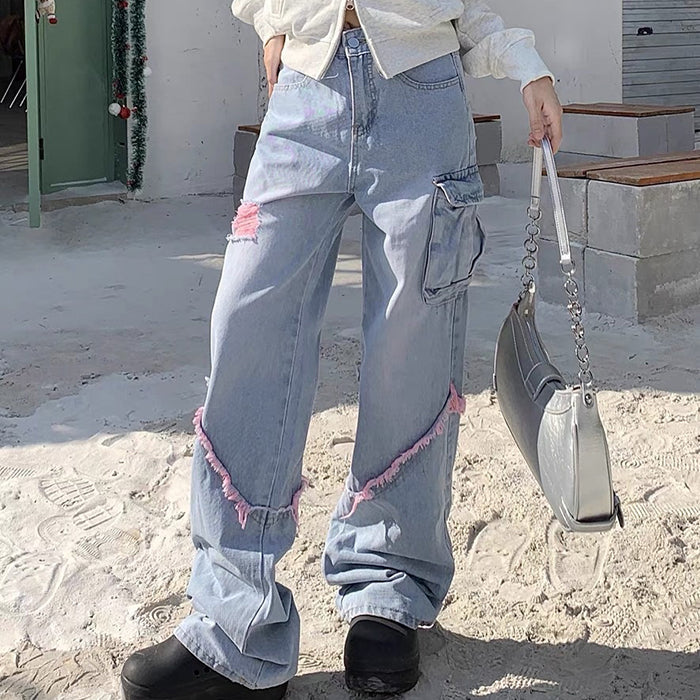 VILZSTUDIOS Loose fit denim jeans from VILZSTUDIOS