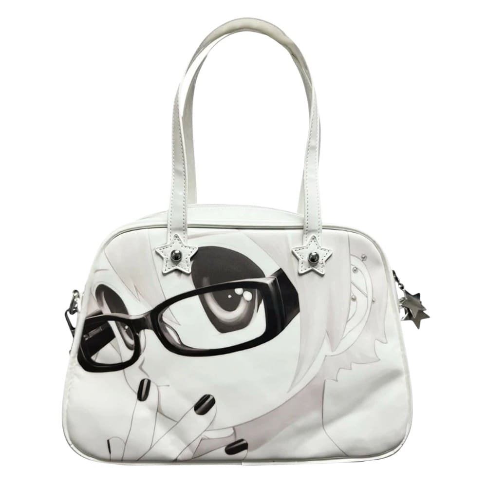 VILZSTUDIOS Glossy handbag with manga print design