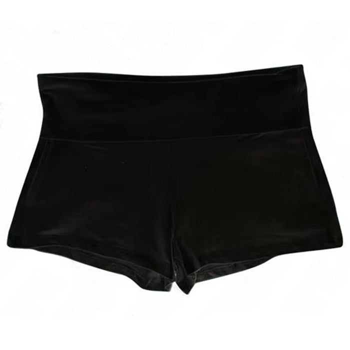 VILZSTUDIOS Y2K micro shorts with bold graphic design