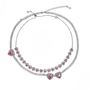 VILZSTUDIOS Stylish rhinestone necklace for fashion enthusiasts