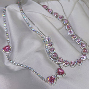 VILZSTUDIOS Stylish rhinestone necklace for fashion enthusiasts