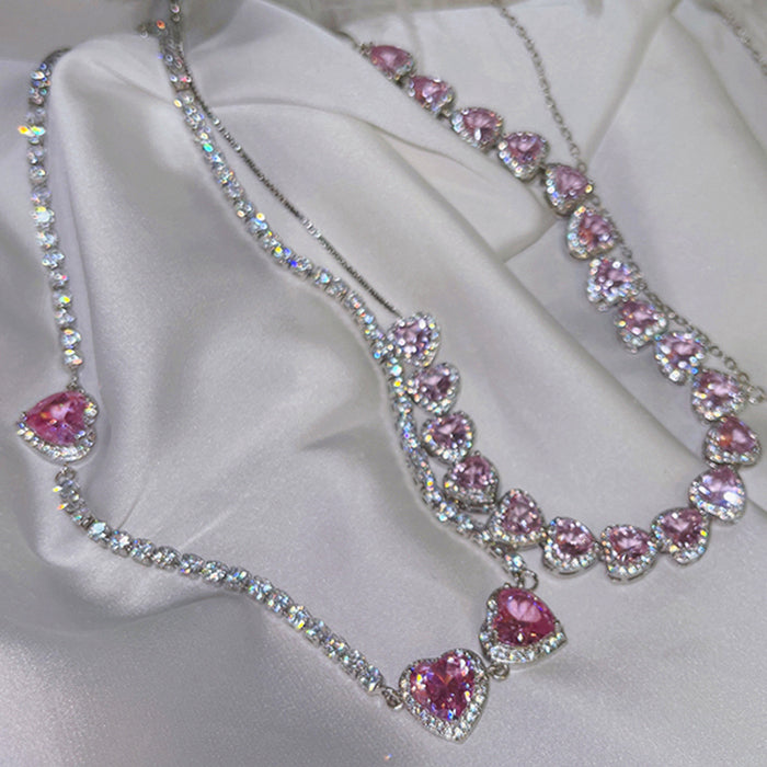 VILZSTUDIOS Stylish rhinestone necklace for fashion enthusiasts