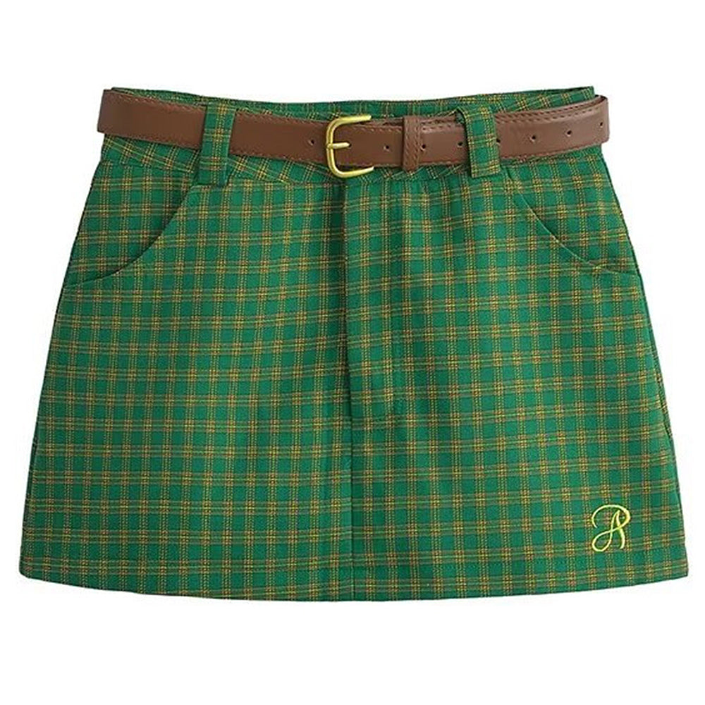 VILZSTUDIOS Fashionable plaid mini skirt for stylish outfits
