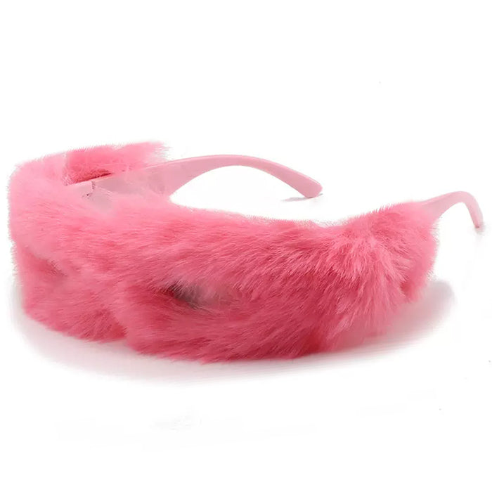 VILZSTUDIOS Stylish plush sunglasses for fashion enthusiasts