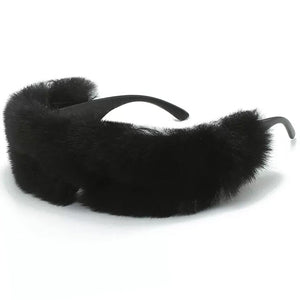 VILZSTUDIOS Stylish plush sunglasses for fashion enthusiasts