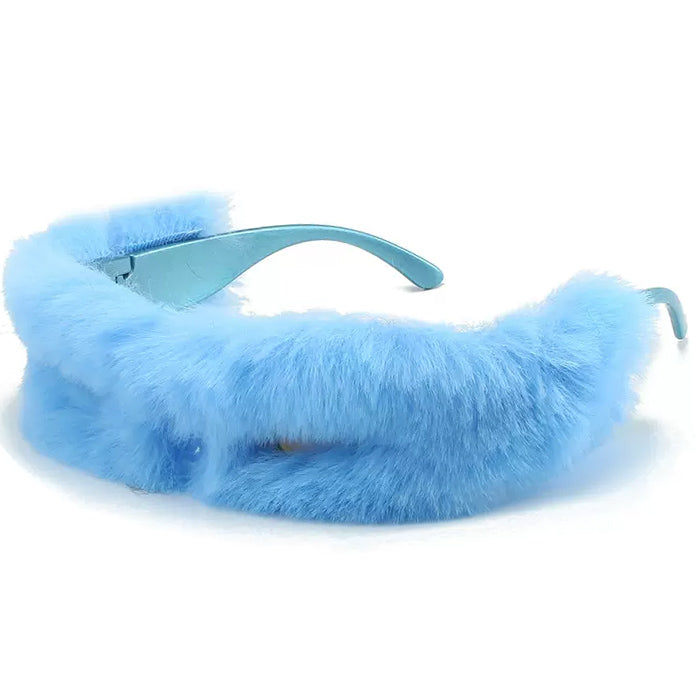 VILZSTUDIOS Stylish plush sunglasses for fashion enthusiasts