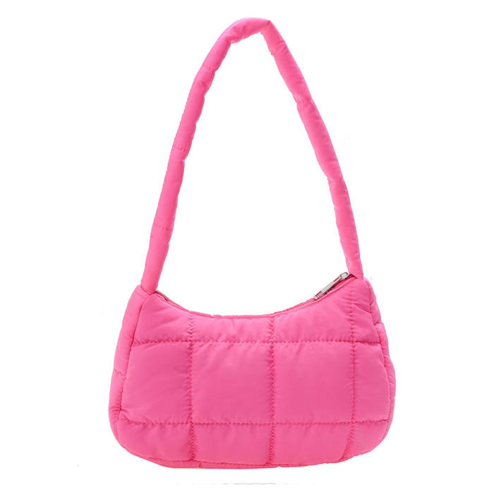 VILZSTUDIOS Stylish Y2K quilted baguette bag