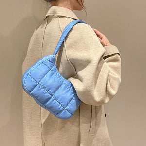VILZSTUDIOS Stylish Y2K quilted baguette bag