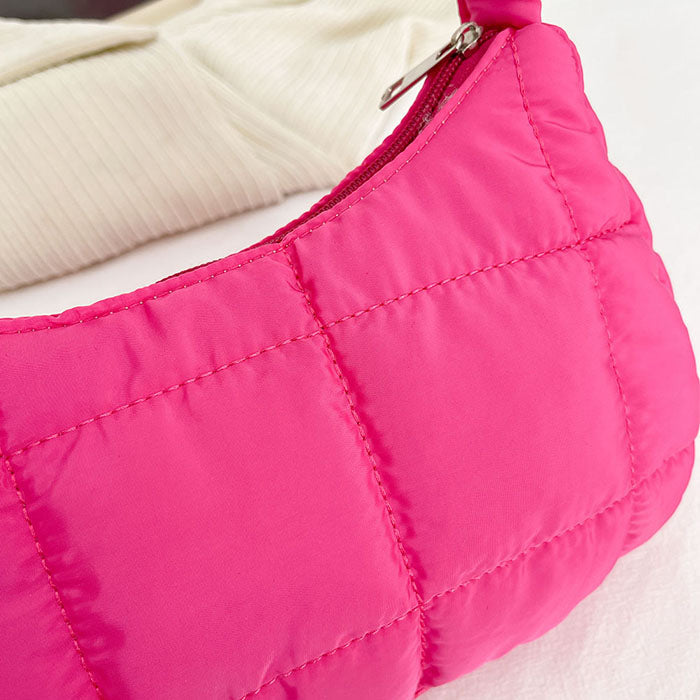 VILZSTUDIOS Stylish Y2K quilted baguette bag