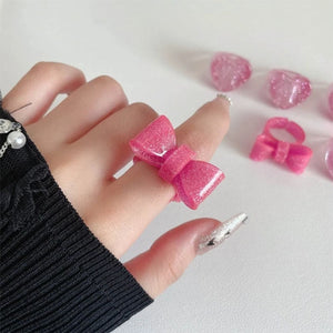VILZSTUDIOS Adjustable ring with bow design