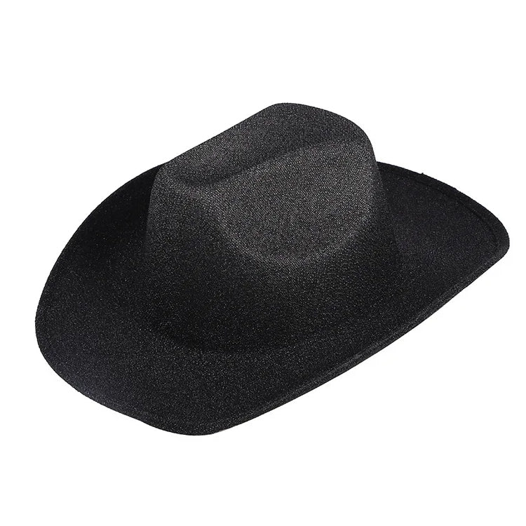 VILZSTUDIOS Fashionable cowgirl hat with glitter design