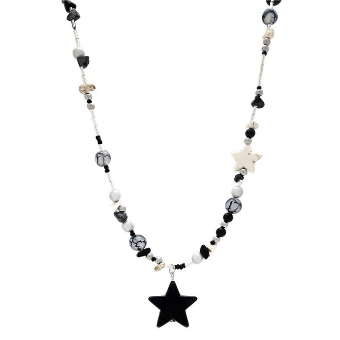 VILZSTUDIOS Y2K star studded pendant necklace