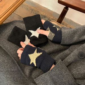 VILZSTUDIOS Fingerless gloves with star design