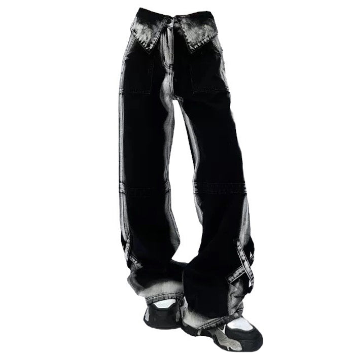 VILZSTUDIOS Wide leg denim jeans for casual style