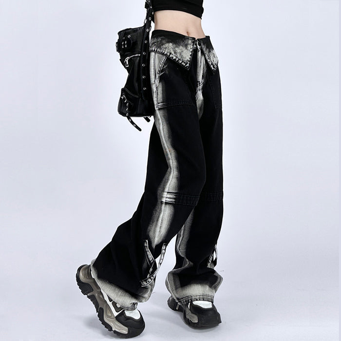 VILZSTUDIOS Wide leg denim jeans for casual style