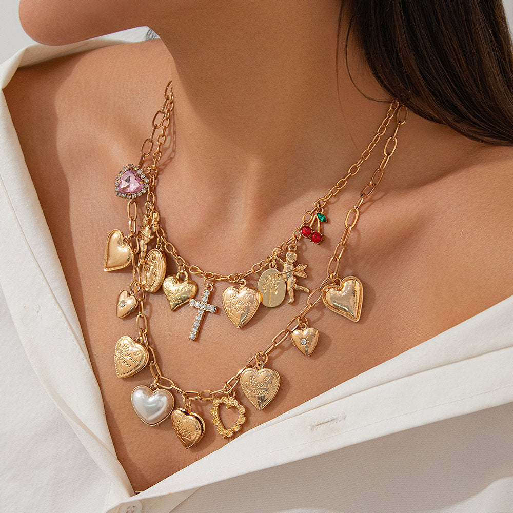 VILZSTUDIOS Layered pendant necklace for stylish accessories